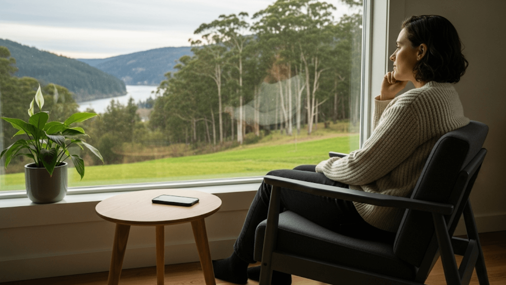 A person holding a mask