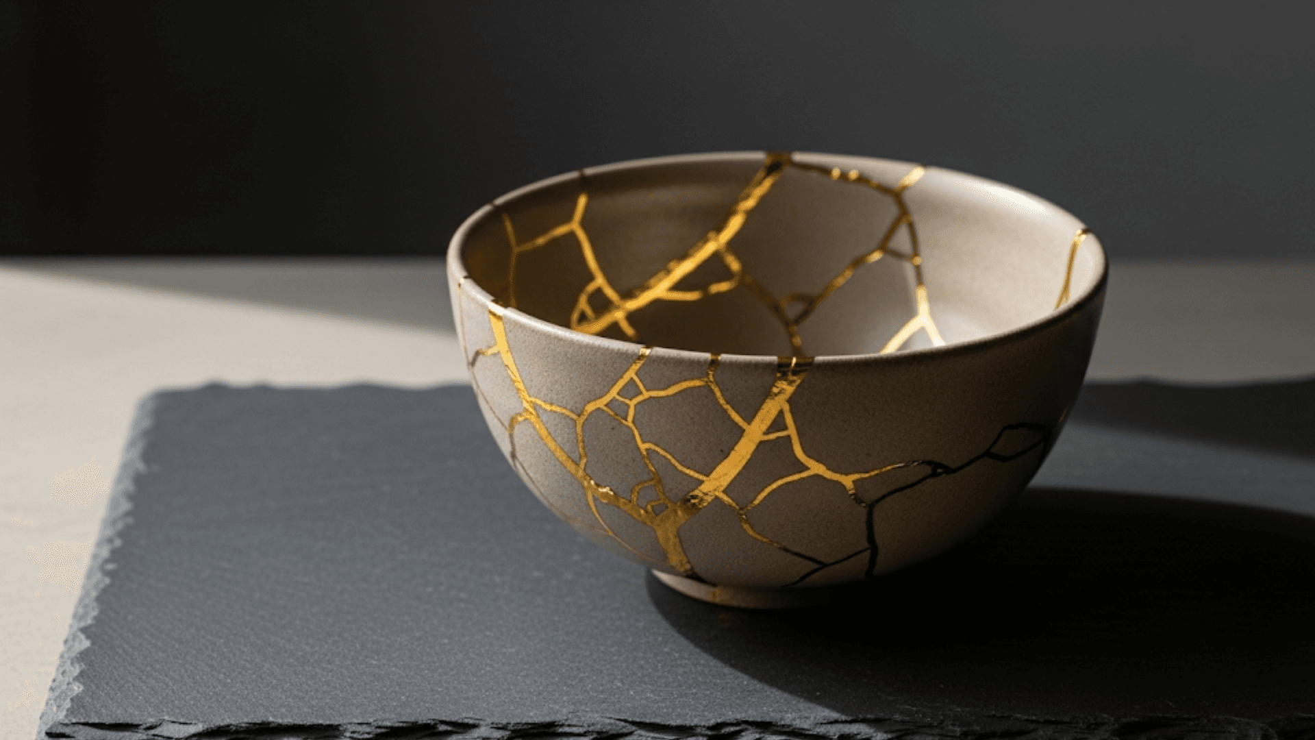 Light breaking through shadows